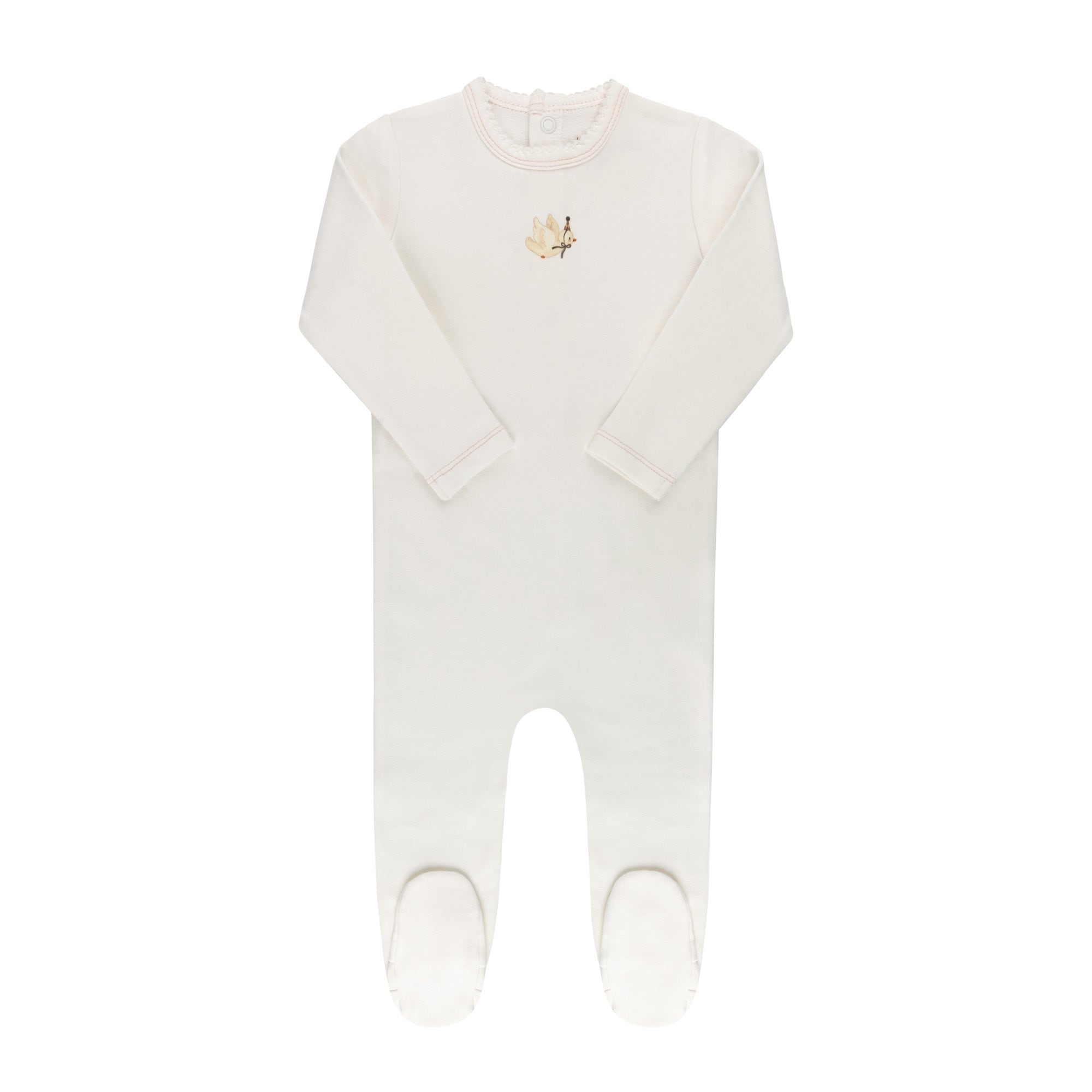 Ely's & Co. Organic French Terry - Bird Footie Collection