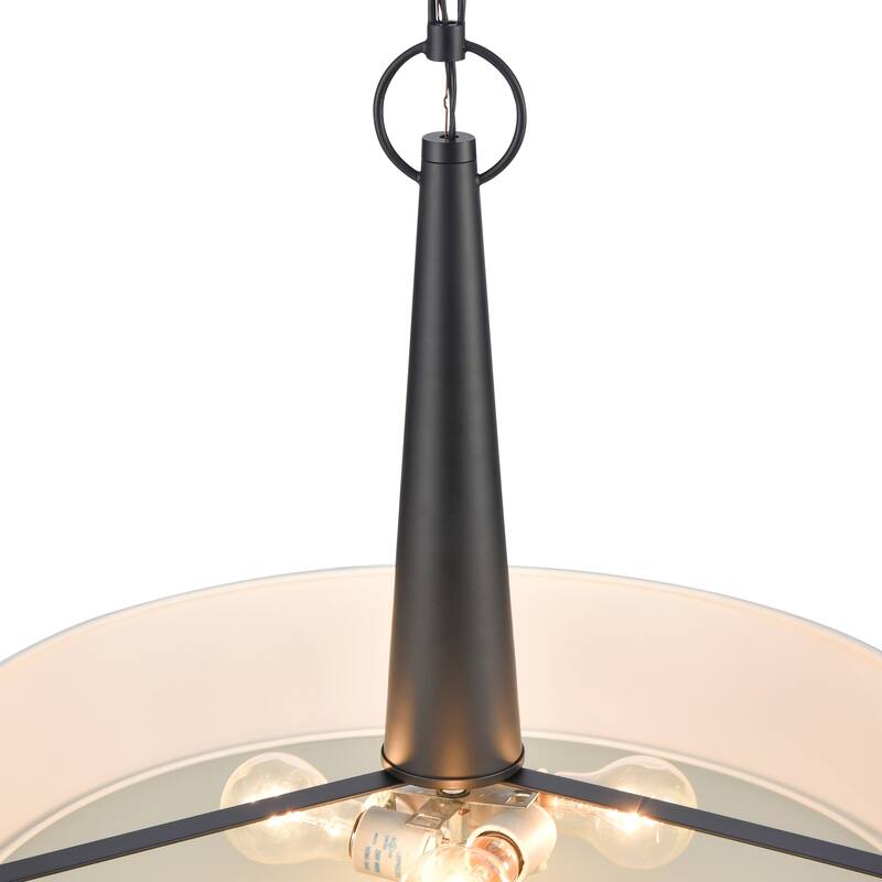 Elk Home Leo 22'' Wide 4-Light Pendant - Matte Black