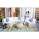 Option Beige with White Cushions