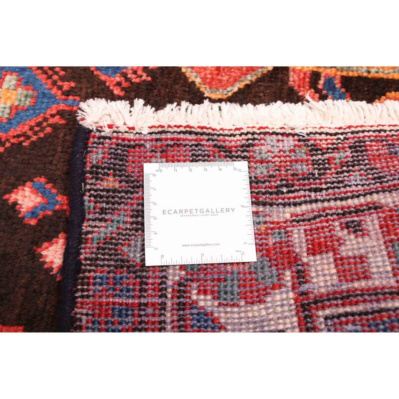 ECARPETGALLERY Hand-knotted Andelz Black Wool Rug - 4'4 x 6'10