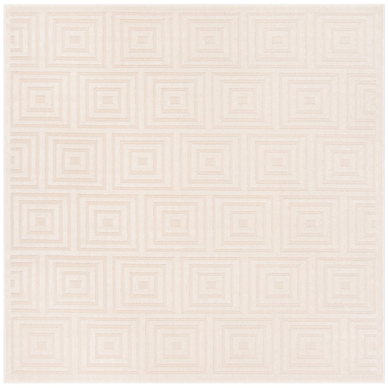 SAFAVIEH Cottage Burga Geometric Indoor/ Outdoor Patio Backyard Rug