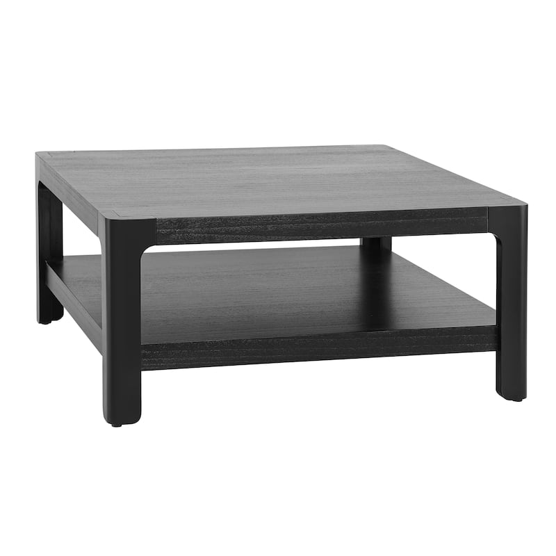 Christopher Knight Home - Modern Farmhouse Wooden Coffee Table with Soft Rounded Profile