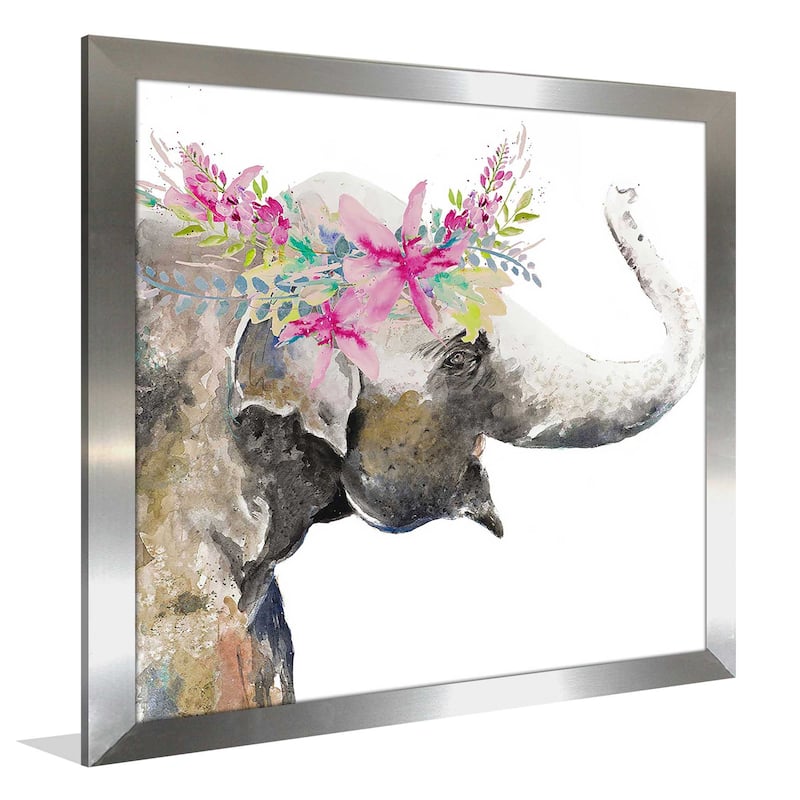 "Crowned Elephant" Print on Acrylic.