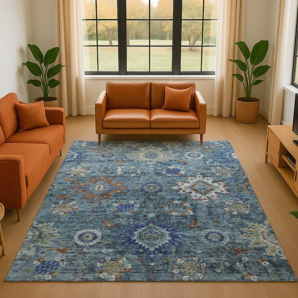 Premium Washable Super Soft Traditional Kashan Mayfield Rug