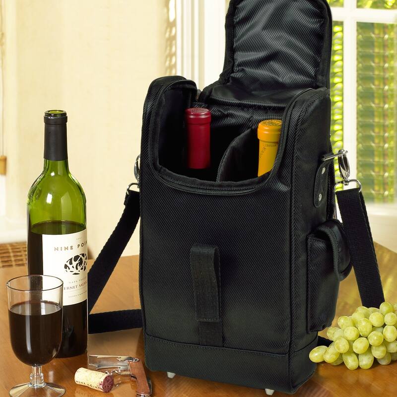NCAA Texas University at Austin Longhorns Two Bottle Wine Tote w/Corkscrew