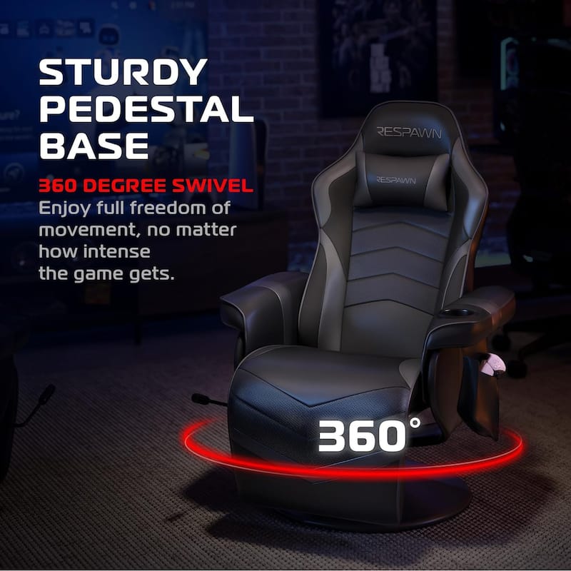 RESPAWN 900 Gaming Recliner - Reclining Gaming Chair with Footrest, Gaming Chair Recliner