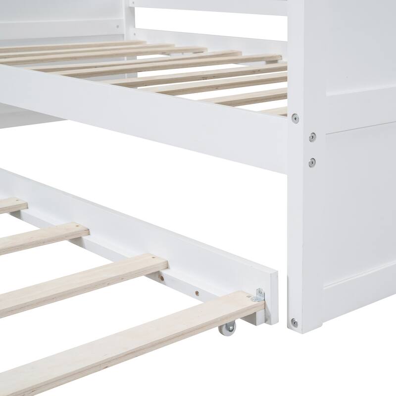 Canopy Day Bed with twin size Trundle