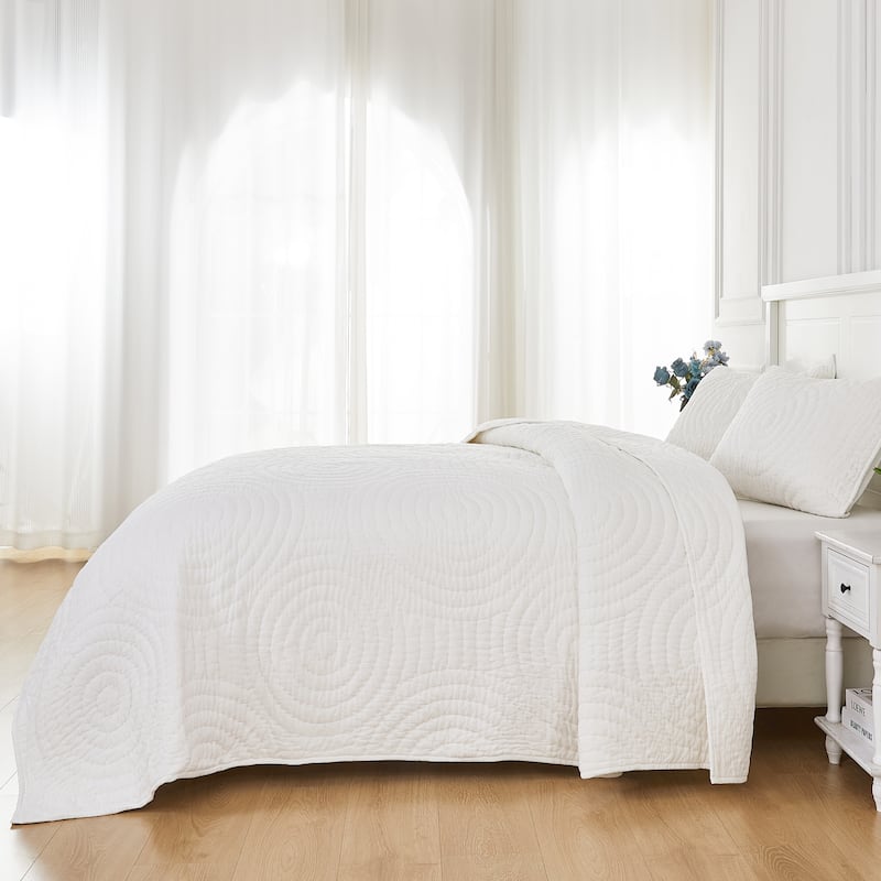 Hand Stitch Cotton Voile Quilt Set