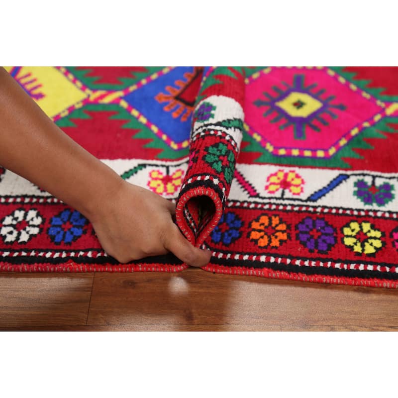 Anatolian Turkish Runner Rug Hand-Knotted Wool Carpet - 2'9"x 12'1"