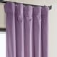 preview thumbnail 122 of 140, Exclusive Fabrics Heritage Plush Velvet Room Darkening Curtain (1 Panel) - Luxurious Single Drapery for Enhanced Room Darkening