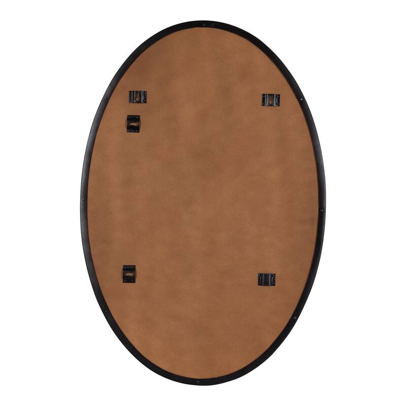 Kate and Laurel Rollo Oval Framed Wall Mirror