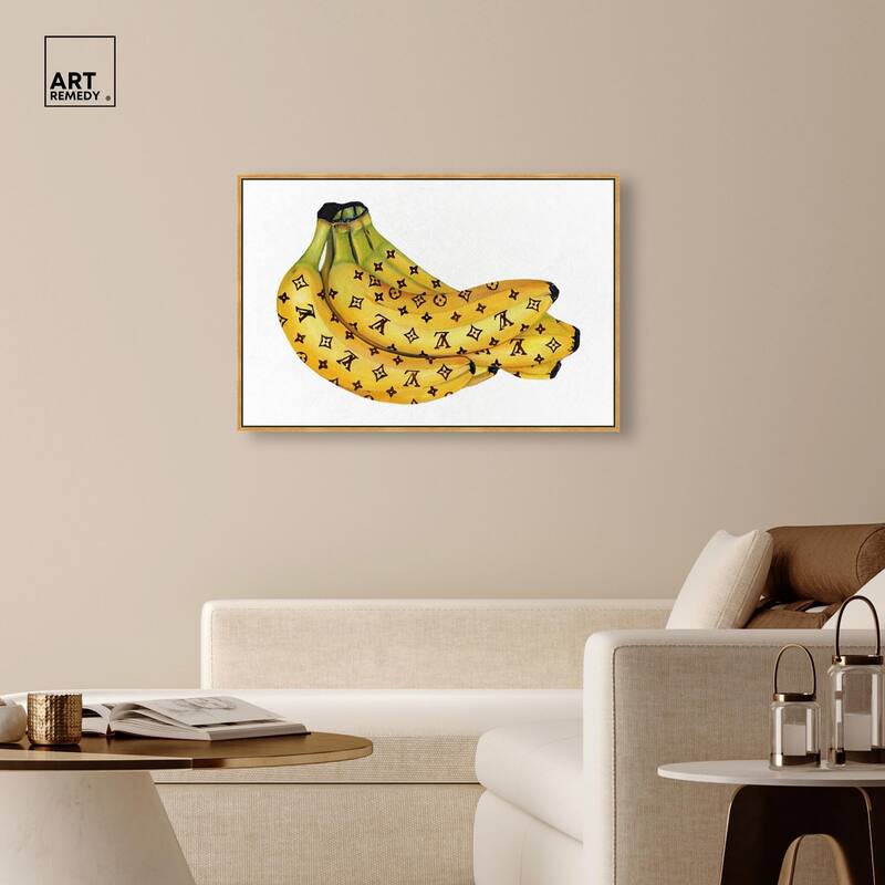 Fashion Bananas III Canvas by Art Remedy