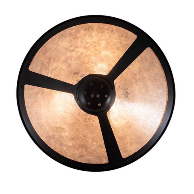 Meyda Tiffany 238451 Sutter 3 Light 17" Wide Flush Mount Ceiling