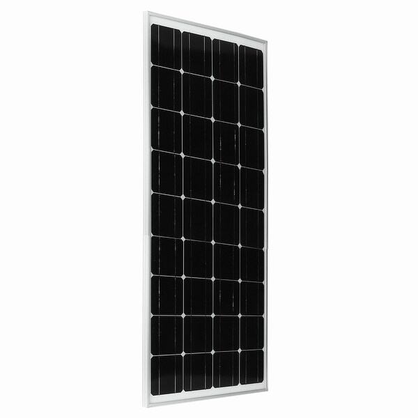 100 Watt 12 Volt Portable Monocrystalline Solar Panel Off Grid RV Boat