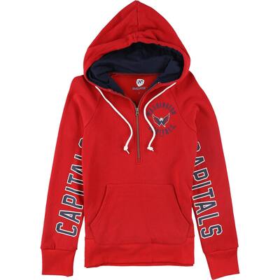 Hands High Womens Washington Capitals Hoodie Sweatshirt,, Red, Small