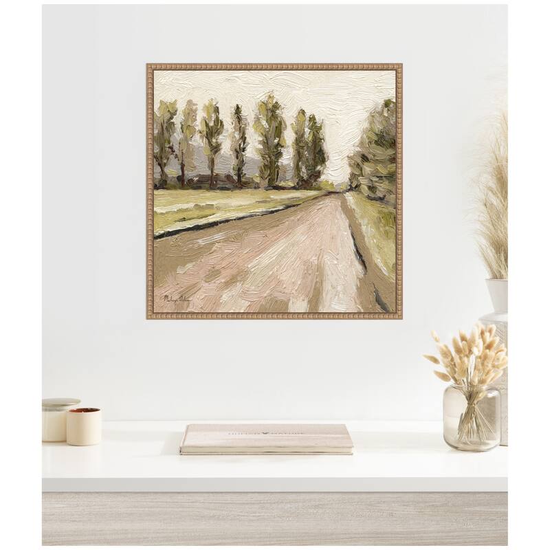 Kate and Laurel Petit View No 9 by Mackenzie Nelson Framed Canvas Wall Art Print