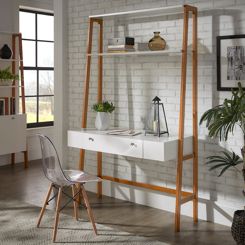 Lyvia 46" Wide Leaning/Ladder Desk by iNSPIRE Q Modern