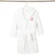 preview thumbnail 8 of 78, Sweet Kids 100% Polyester SUPER PLUSH Double Brushed Hooded Bathrobe with Pink Script Monogram