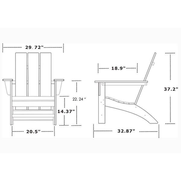 Poly/Resin Morden Adirondack Chair Bed Bath & Beyond 33917853