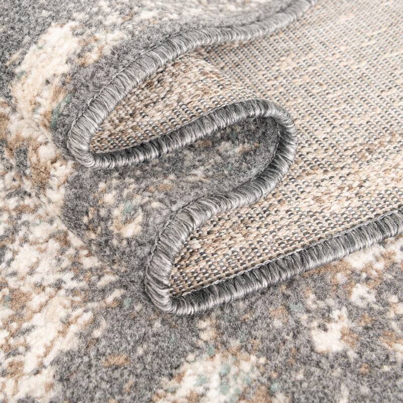 Contemporary Daisy Collection Area Rug