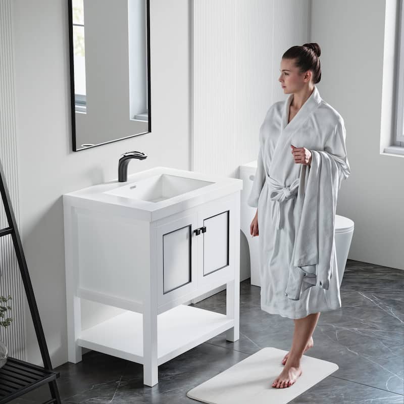 Davis 30" Single Bathroom Vanity Set