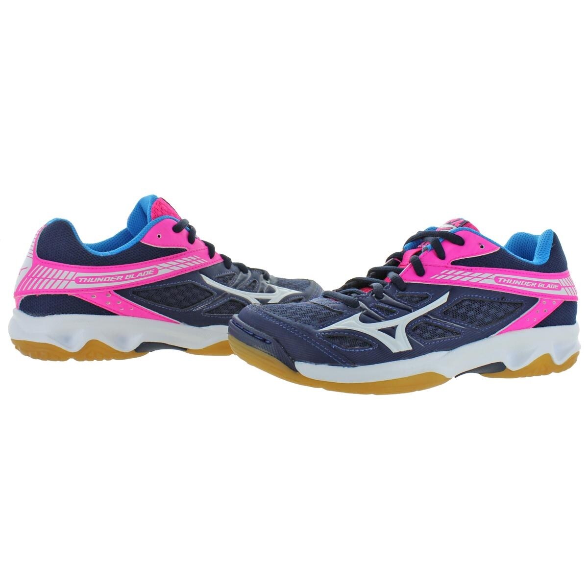 Shop Mizuno Womens Thunder Blade Sneakers Low Top Non Marking Overstock 29257631