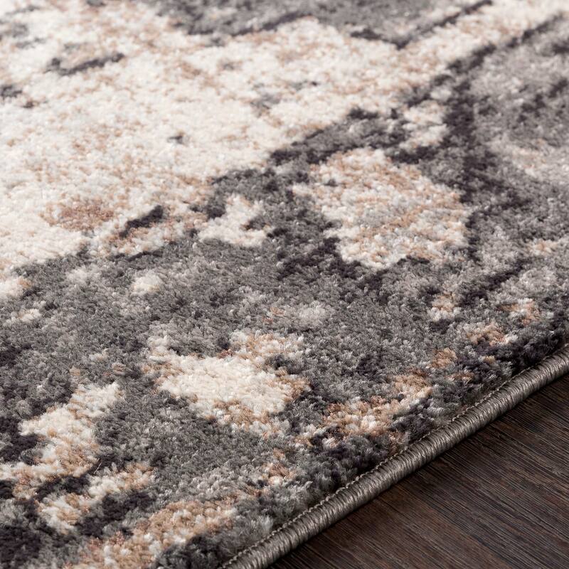 Livabliss Amalia Distressed Medallion Area Rug