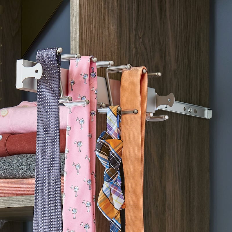 ClosetMaid SuiteSymphony Sliding Tie and Belt Rack