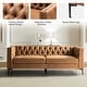 preview thumbnail 22 of 58, HULALA HOME Calymne 84" Modern Square Arms Sofa with Button-Tufted Back