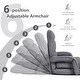 preview thumbnail 6 of 18, Costway Folding Floor Armchair w/ 6-position Adjustable Back & Lumbar - 69.5'' X 27'' X 5.5''