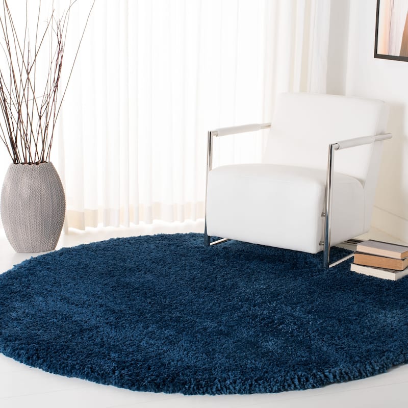 SAFAVIEH Fontana Shag Kimberlie Solid 2-inch Thick Rug