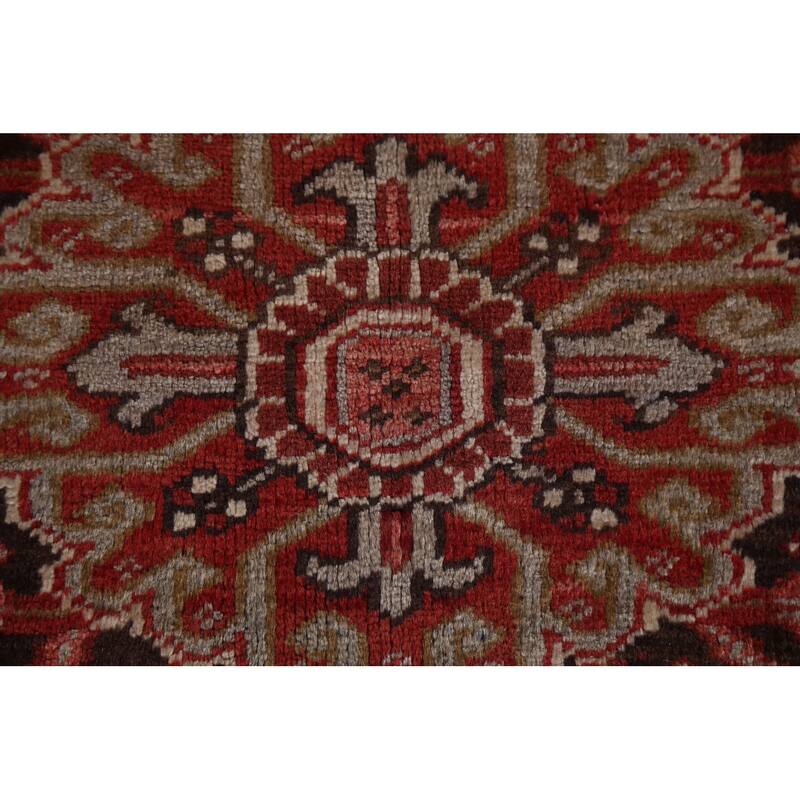 Vegetable Dye Heriz Persian Living Room Area Rug Wool Hand-knotted - 9'6" x 12'10"
