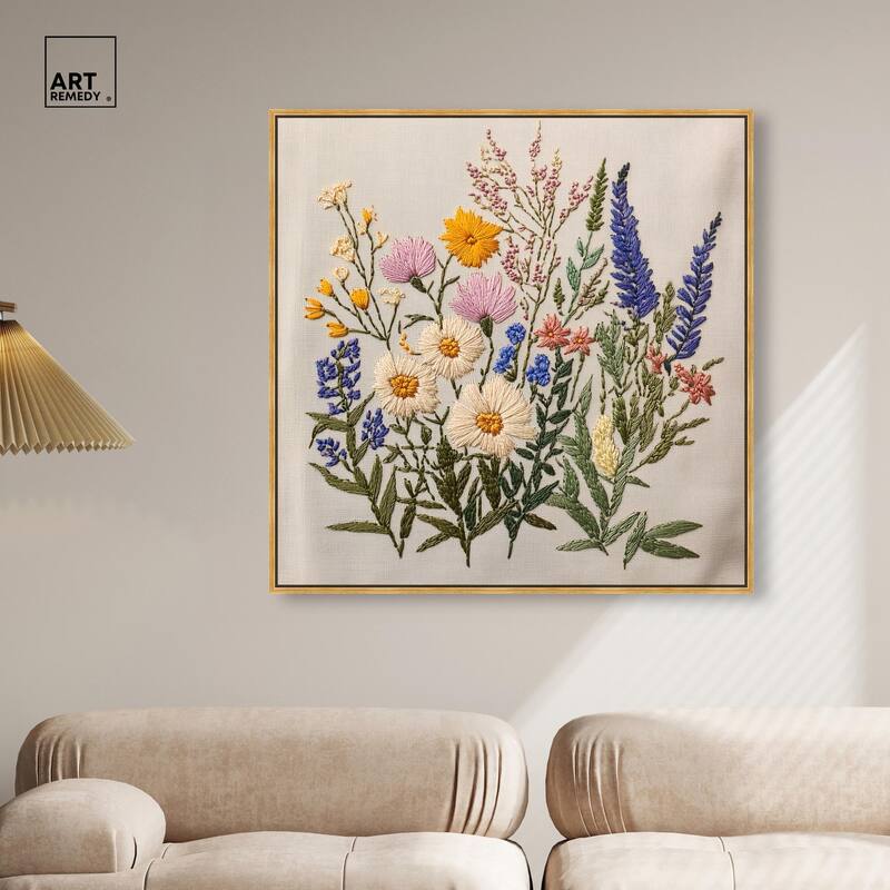 Needlepoint Prairie Posy Canvas by Art Remedy