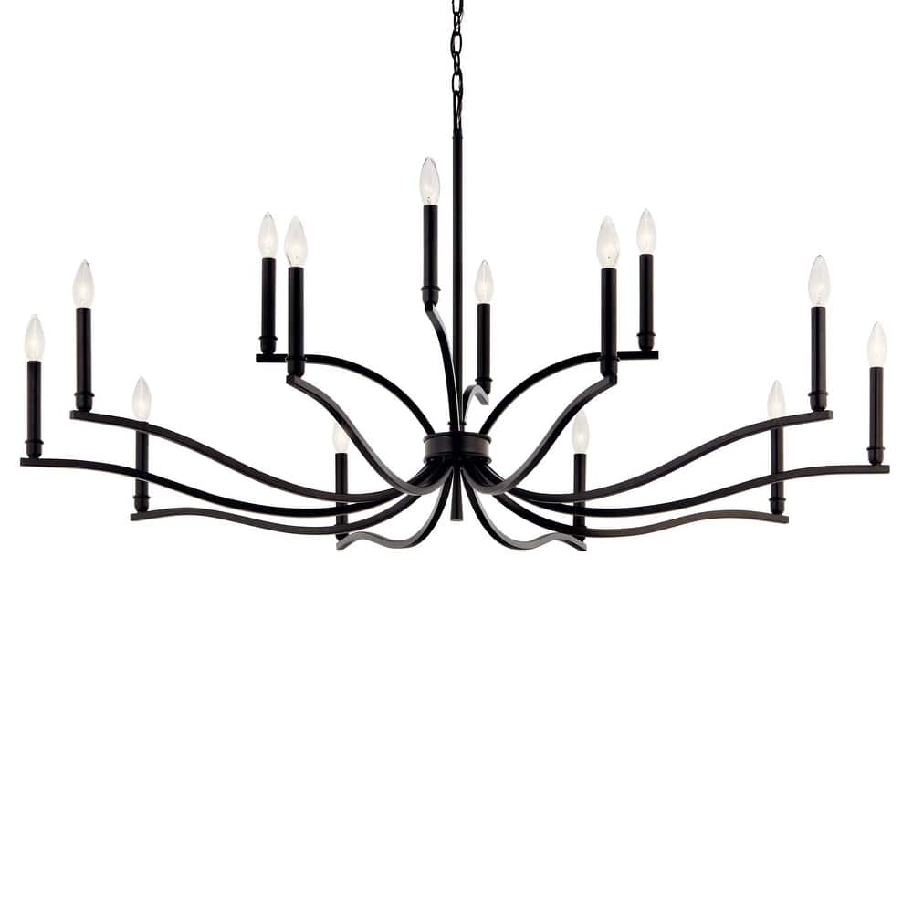 Kichler 52698 Malene 14 Light 53" Wide Taper Candle Style Chandelier