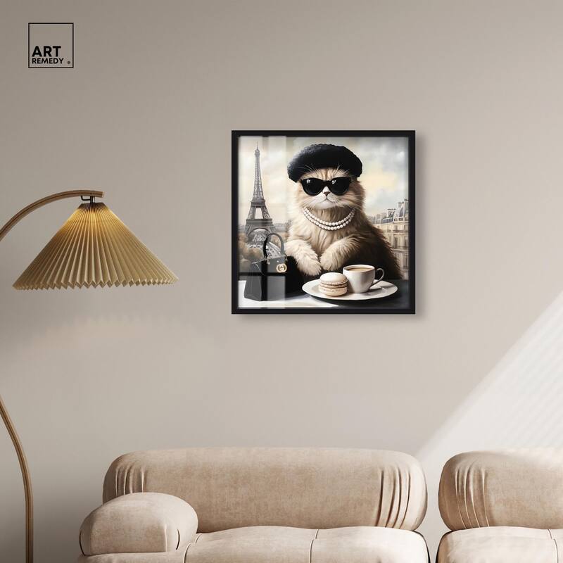 Cat in Paris Treats Shadowbox by Art Remedy