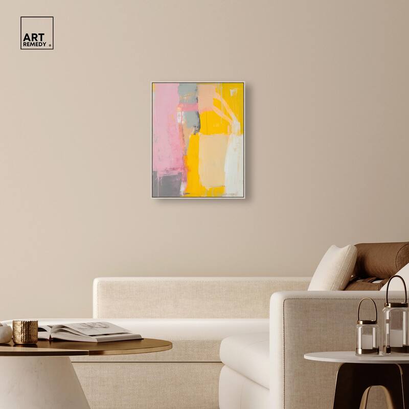 Tangerine Blush I Canvas by Art Remedy