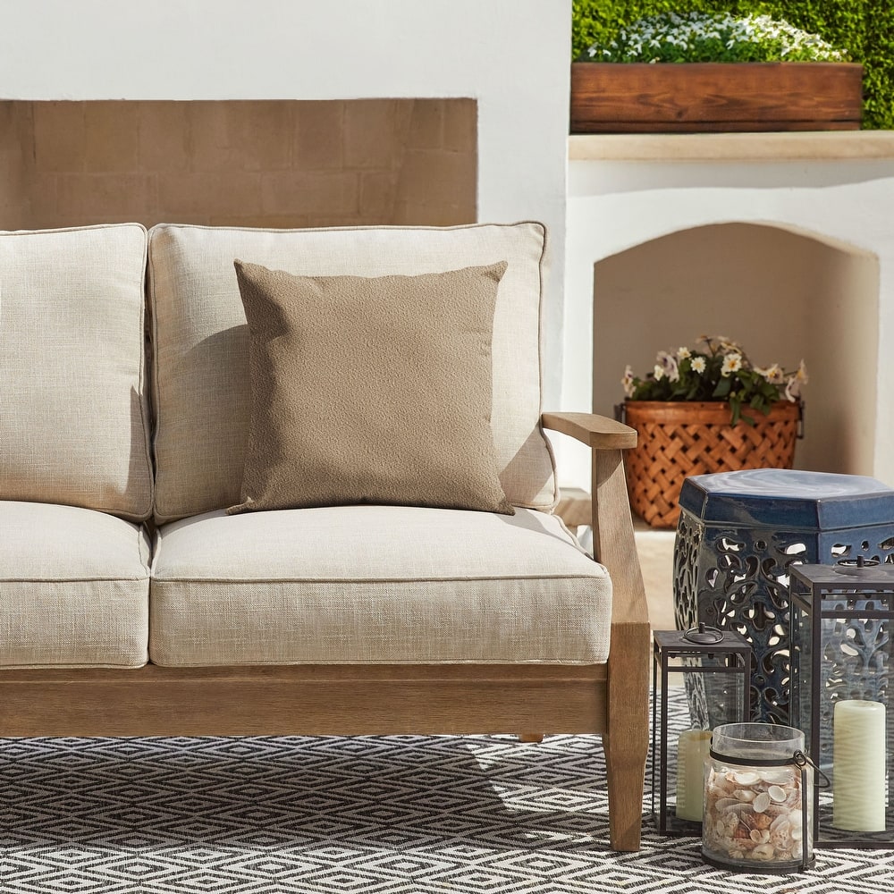 Sorra Home Valdese Boucle Pillow Single