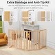 preview thumbnail 29 of 57, Wooden Freestanding Panels Pet Gate