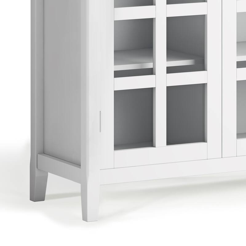WYNDENHALL Stratford Solid Wood Transitional Medium Storage Cabinet - 38"w x 16.1"d x 40.6" h