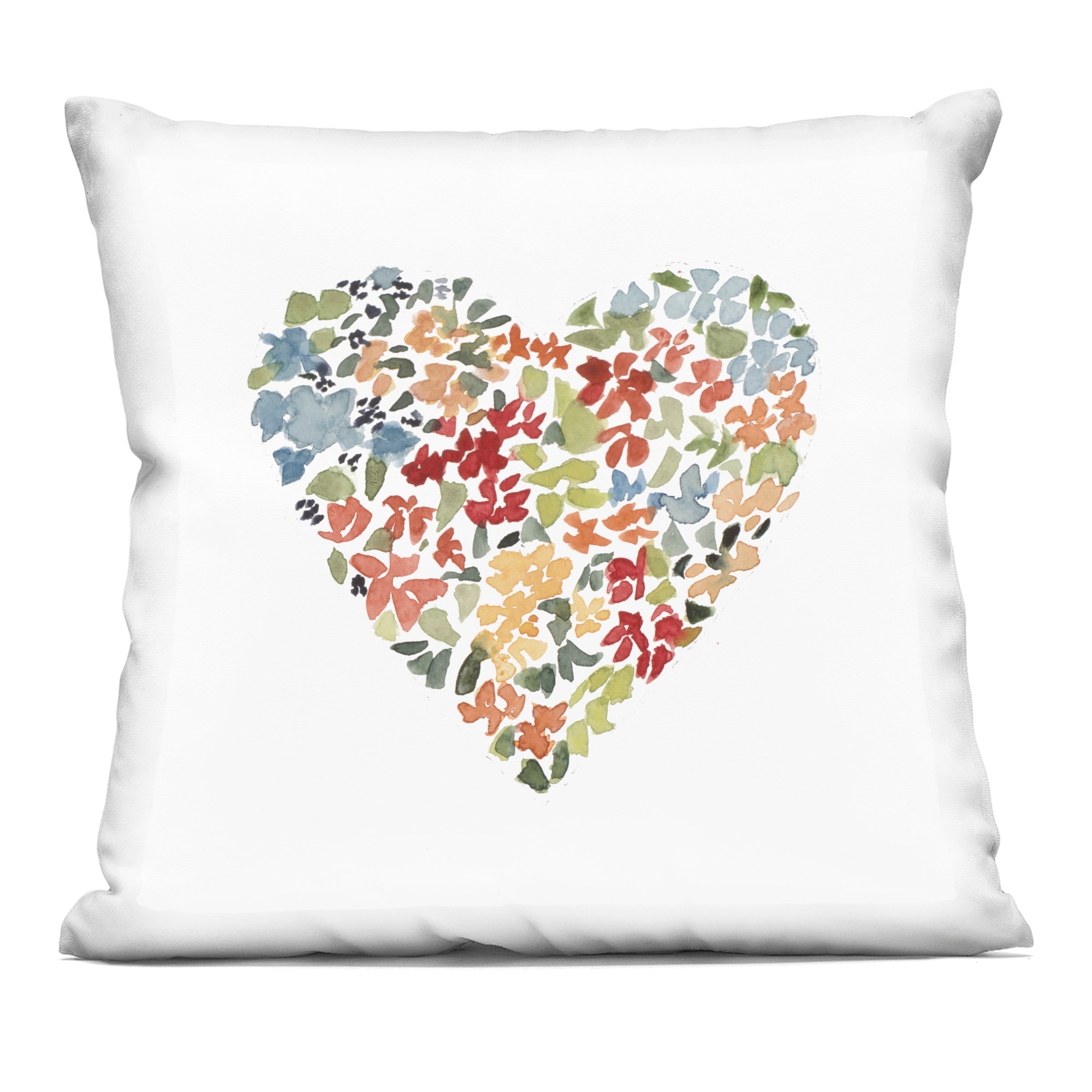 Stupell Blooming Heart Petals Decorative Printed Throw Pillow Design by Lanie Loreth