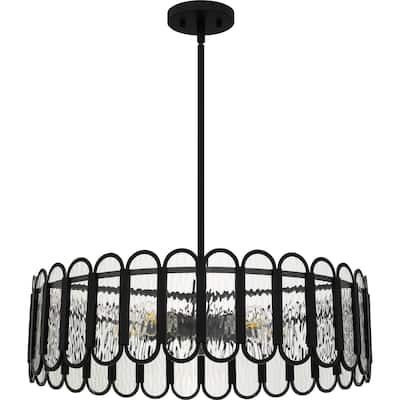 Vera 5-Light Matte Black Pendant Light