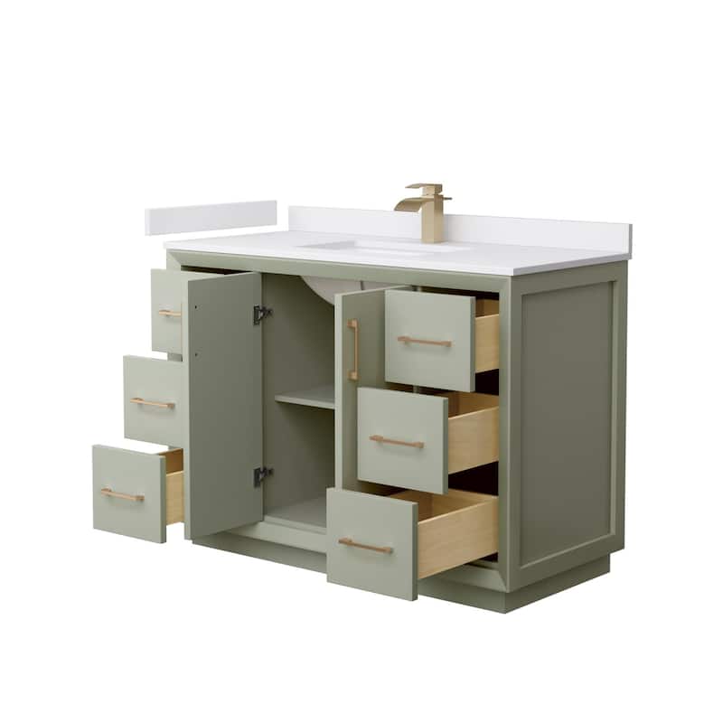 Wyndham Collection WCF414148S-VCA-UNSMXX Strada 48" Free Standing