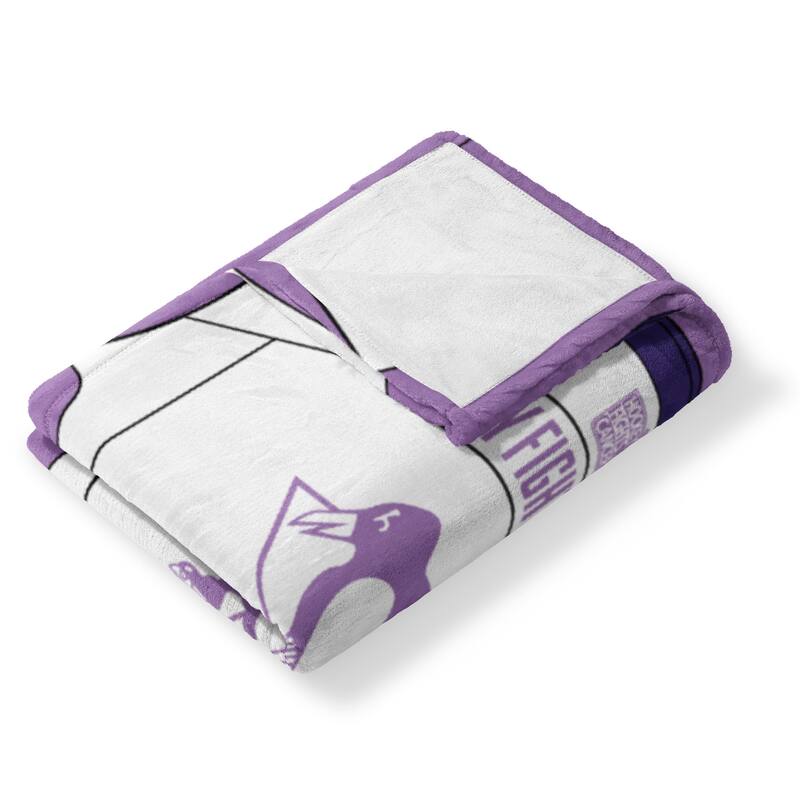 NHL Hockey Fights Cancer Jersey Penguins Silk Touch Throw