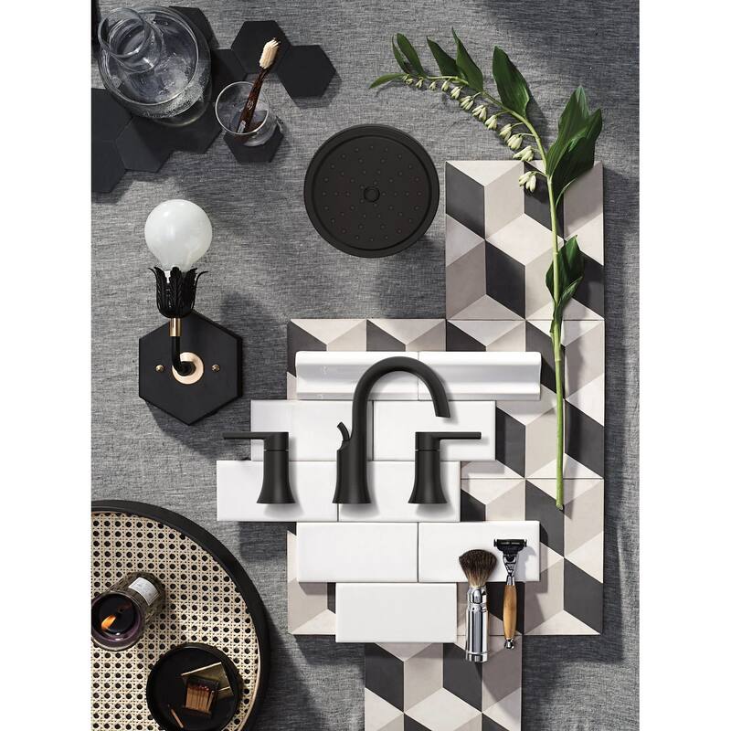 Moen TVS6925 Doux 1.2 GPM Widespread Bathroom Faucet with Pop-Up Drain - Chrome