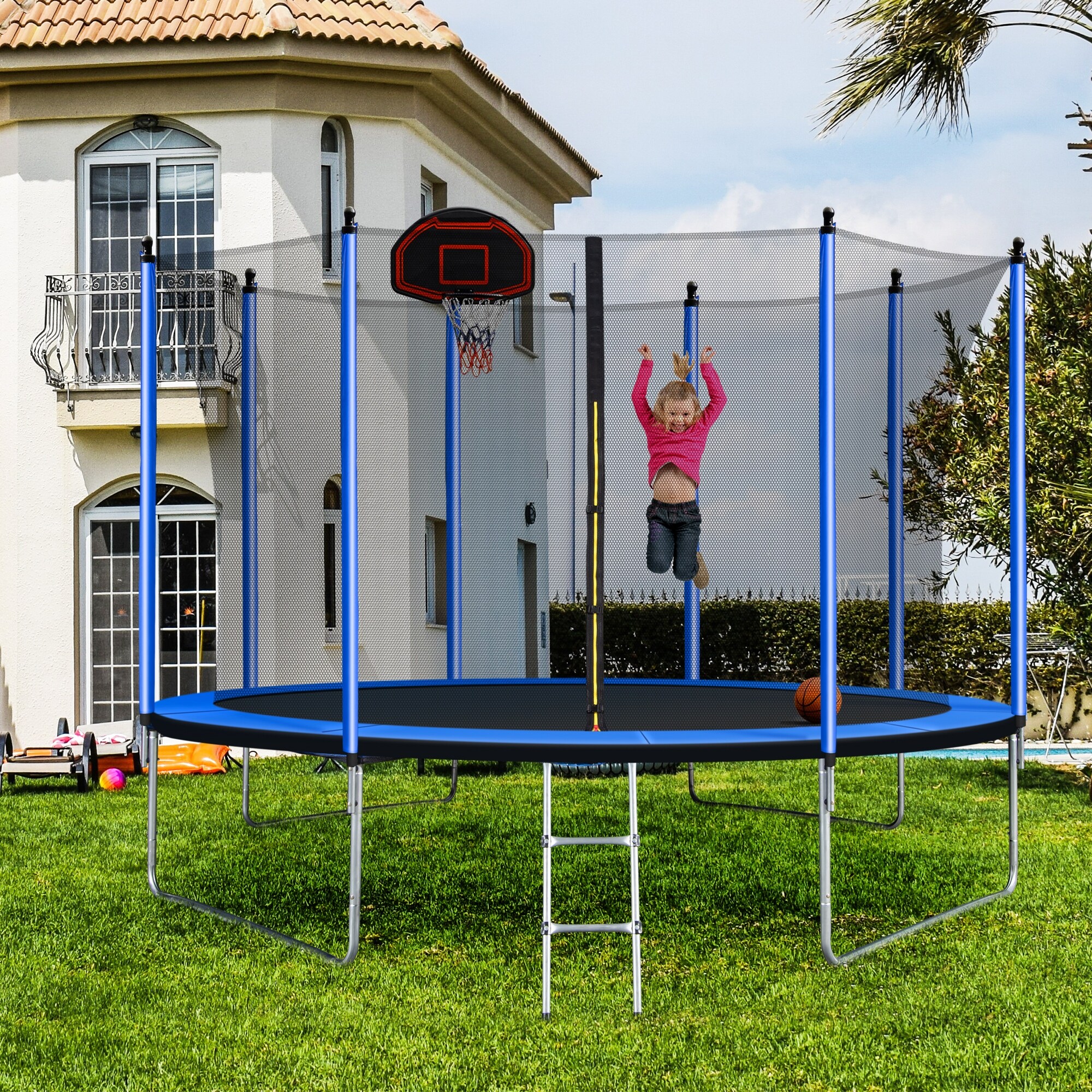 10ft trampoline deals ladder