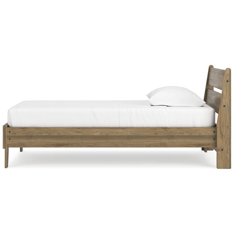 Signature Design by Ashley Deanlow Brown Platform Panel Bed