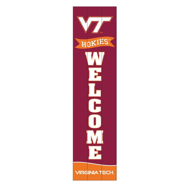 47" Porch Leaner Welcome Wall Sign, Virginia Tech