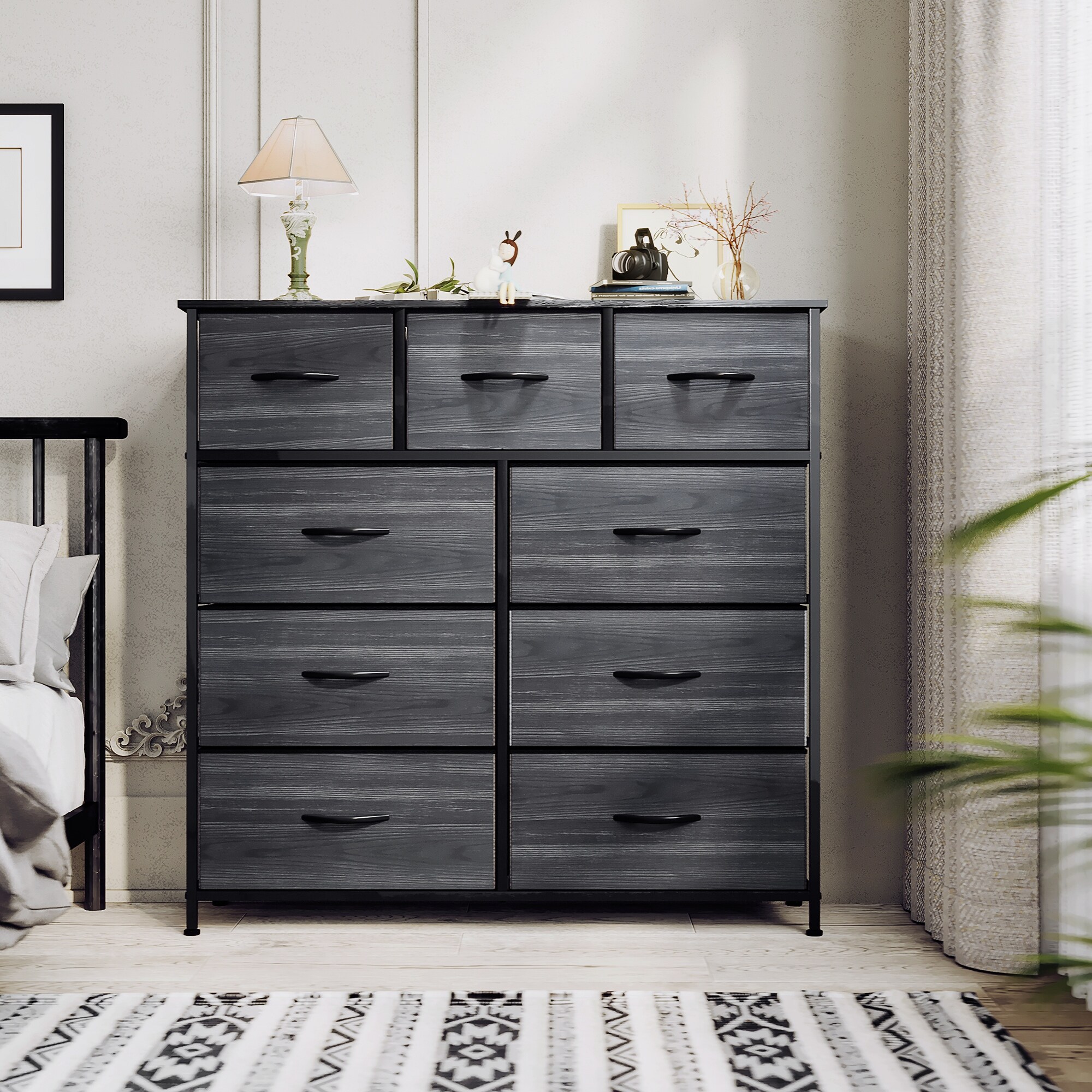 Modern wide deals chest of drawers