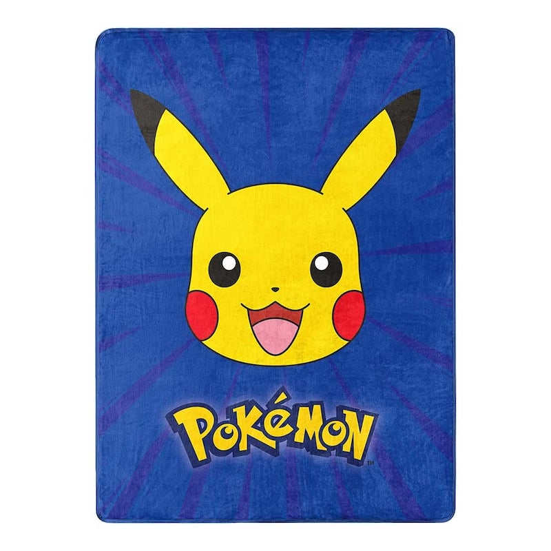 Pokemon Burst Pika Raschel Throw Blanket - 46x60 - Burst Pika