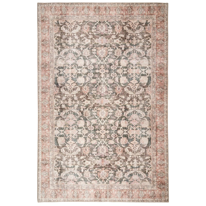 Terra by Obeetee Bergen Rug - Green/Teal - 1'10" x 2'10"